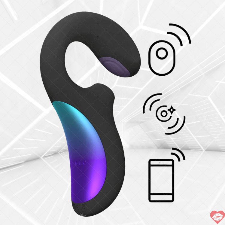 Lelo Enigma Wave Sonic Đen G&A App Thăng Hoa Đa Cực 