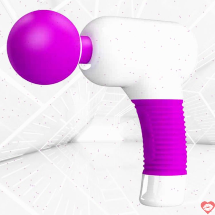 Vibratör Pretty Love Magic Gun hồng 20cm mạnh mẽ đa chế độ