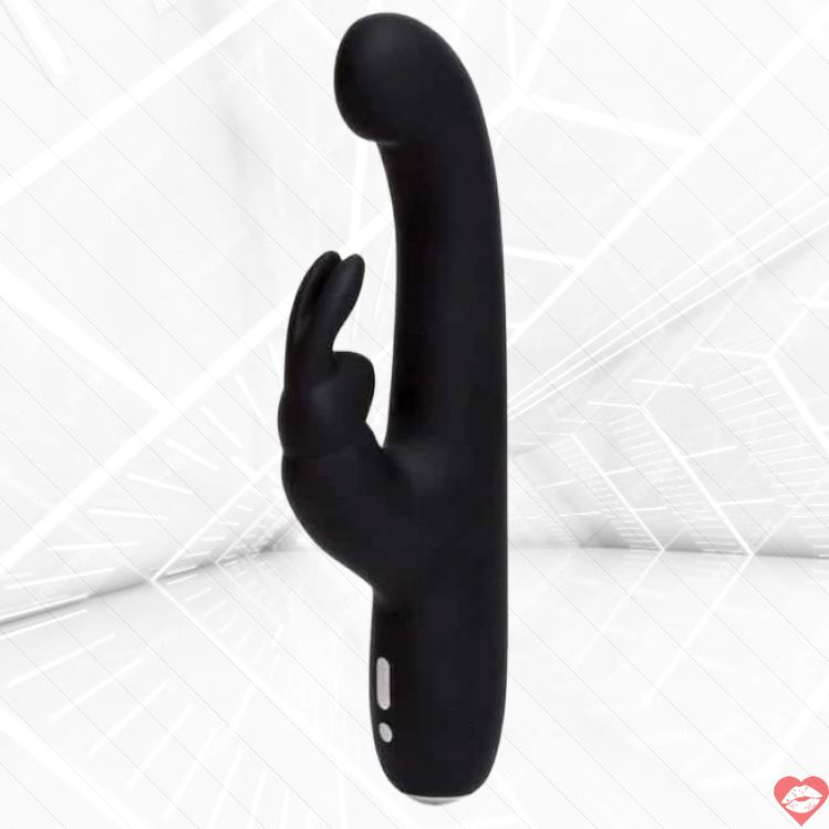 Happy Rabbit Slimline G-spot Đen Mỏng Rung Sướng