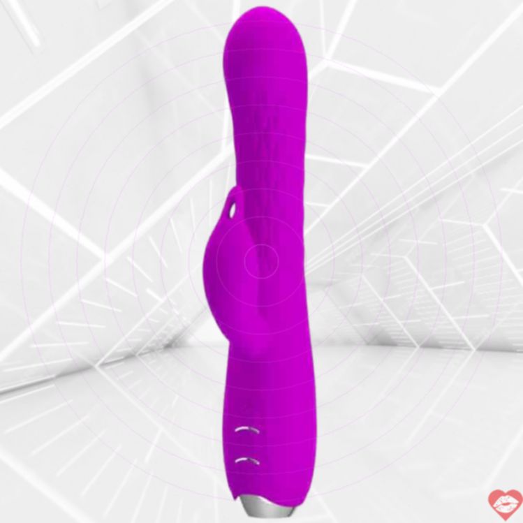 Vibrator thỏ xoay Pretty Love Molly màu fuchsia