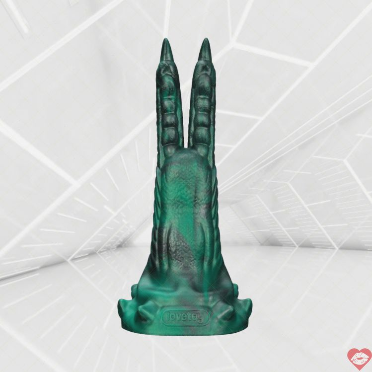 Lovetoy Savage Charm Dildo Xanh Rung 16