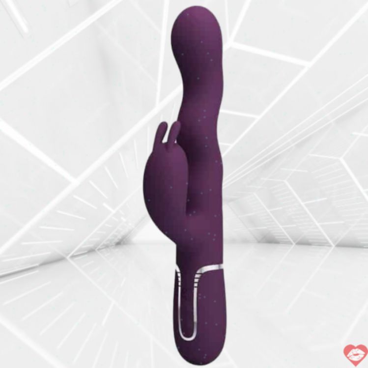 Pretty Love Laursen thỏ rung tím nhảy múa 24cm