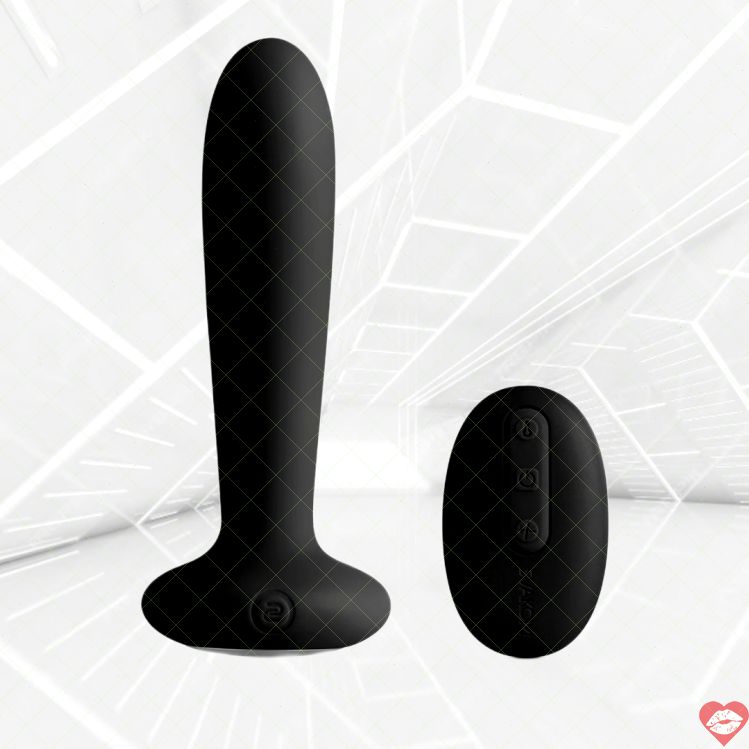 SVAKOM Primo Butt Plug Đen 2.6cm Nóng 38° Vibra