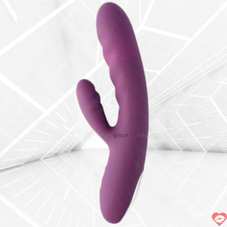 Svakom Avery Rabbit Rung Ma Sát Tím 19.5cm Đa Năng