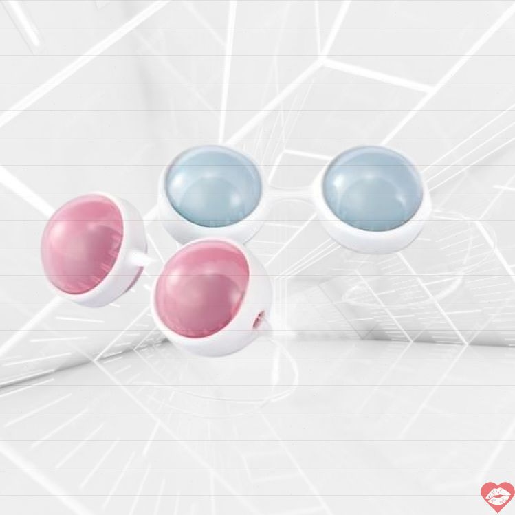Lelo Luna Mini Kegel Ball Hồng Xanh Silicon Tập Cơ
