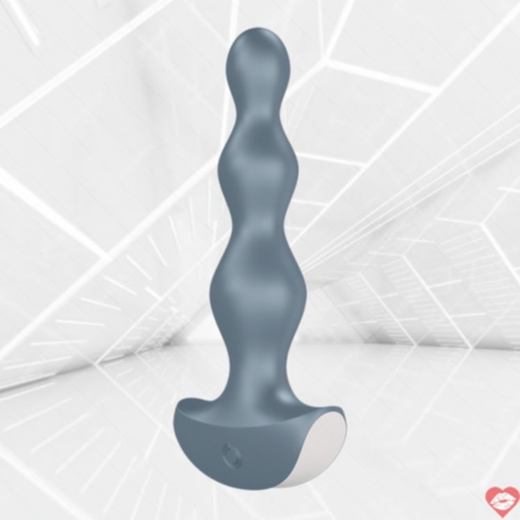Satisfyer Lolli Plug 2 Xám Rung Nút Đít 14cm