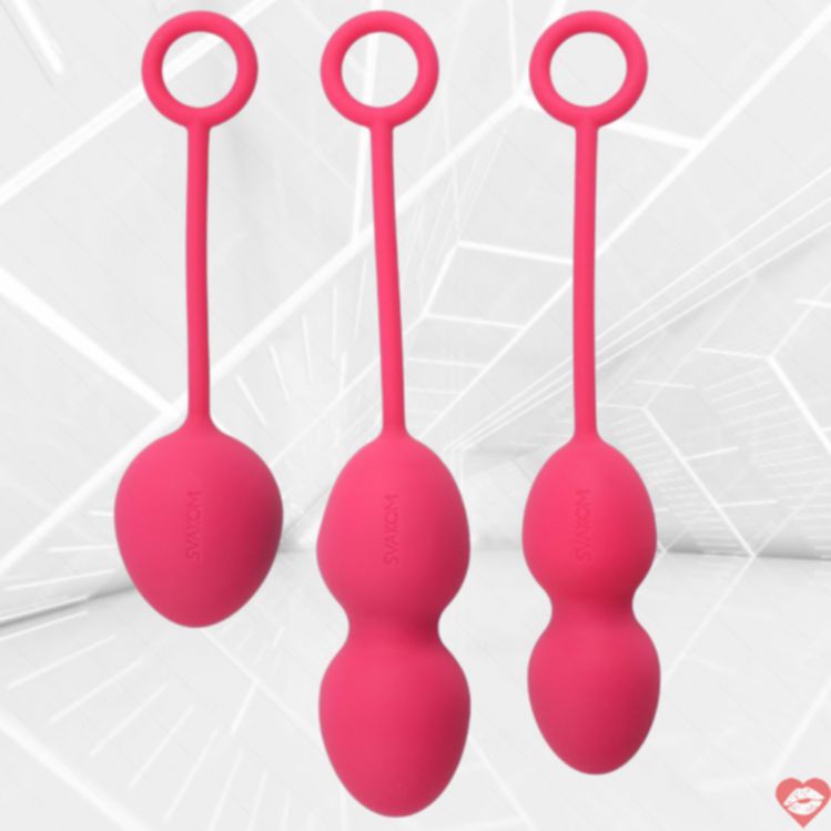 SVAKOM Nova Bóng Kegel Đỏ Siêu Siêu Thật Ràng