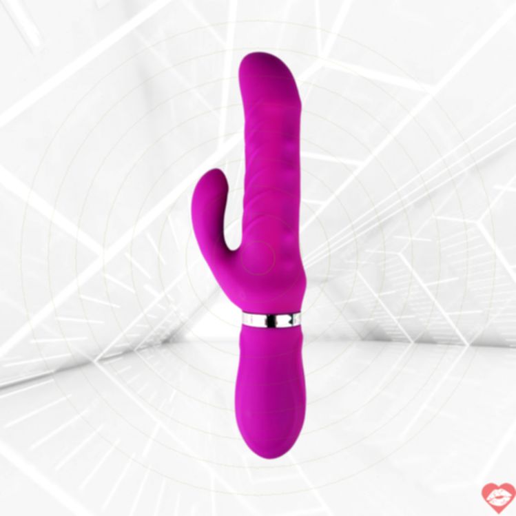 MizzZee Rabbit Vibe Rung Lặng Sạc Xoay 360