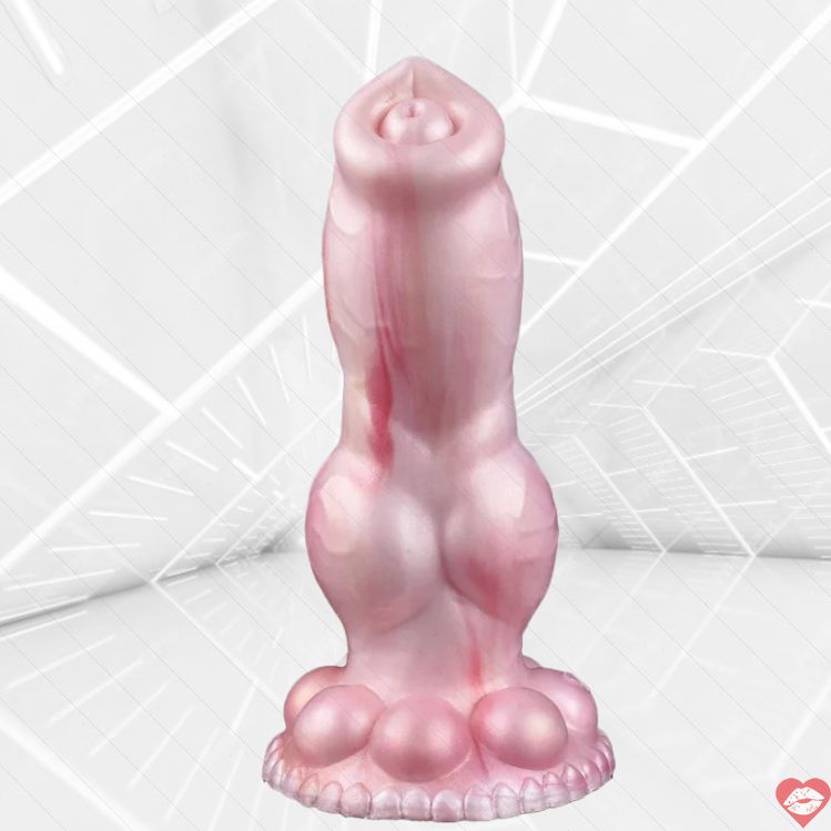 Bull Dog Dildo Bơm 22cm Hồng Lớn Siêu Kích Thích