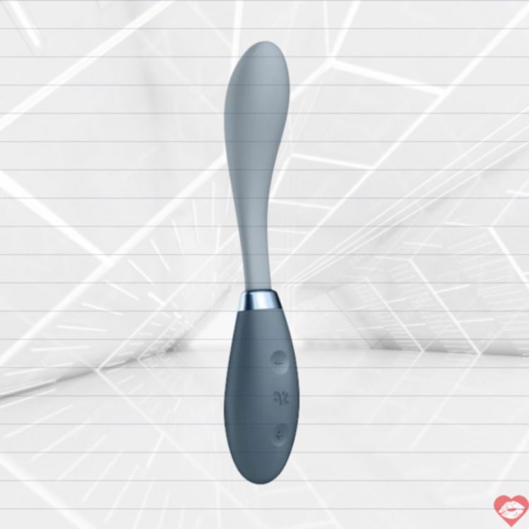 Satisfyer G-spot Flex 3 Đa Năng Uốn Cong Hồng Xám Siêu Sướng