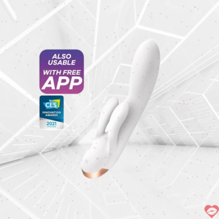 Satisfyer Double Flex Rabbit App G-Clit Siêu Linh Hoạt