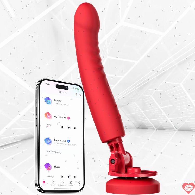 Lovense Mission 2 Dildo Rung Cảm Ứng Suction Cup