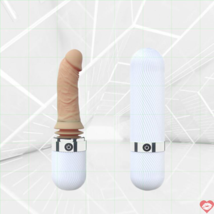 DIBE máy sex dildo thật rung đẩy nóng tự động