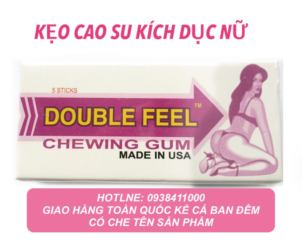  Bỏ sỉ Singum Double Feel Chewing Gum kẹo cao su kích dục nữ chính hãng Mỹ giá tốt