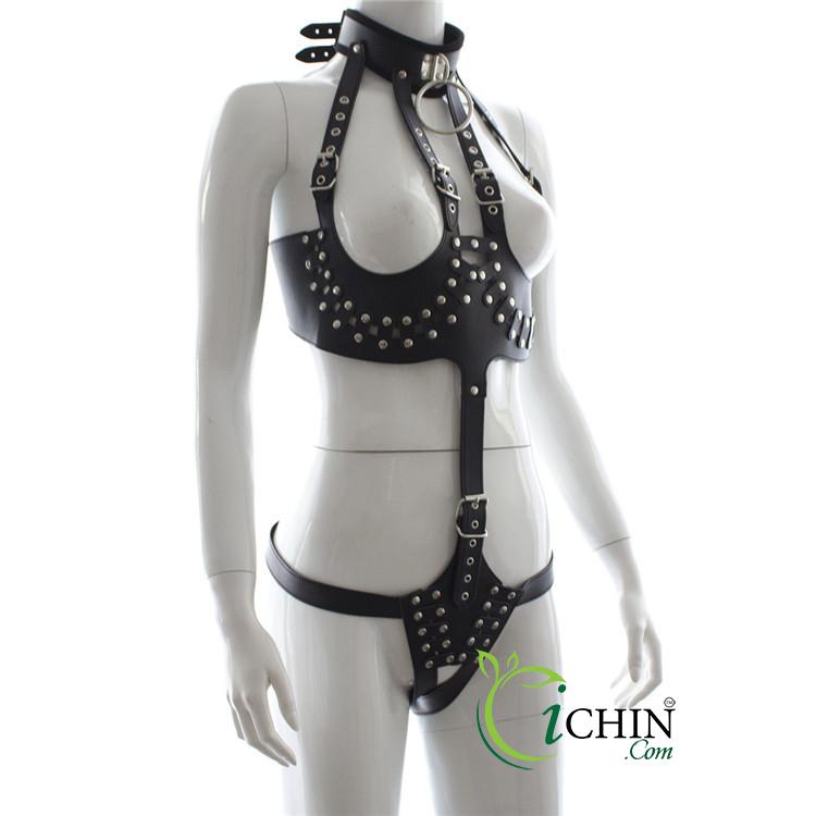  Giá sỉ Đồ chơi bạo dâm set đồ bikini BDSM hở ngực âm đạo xích cổ tốt nhất