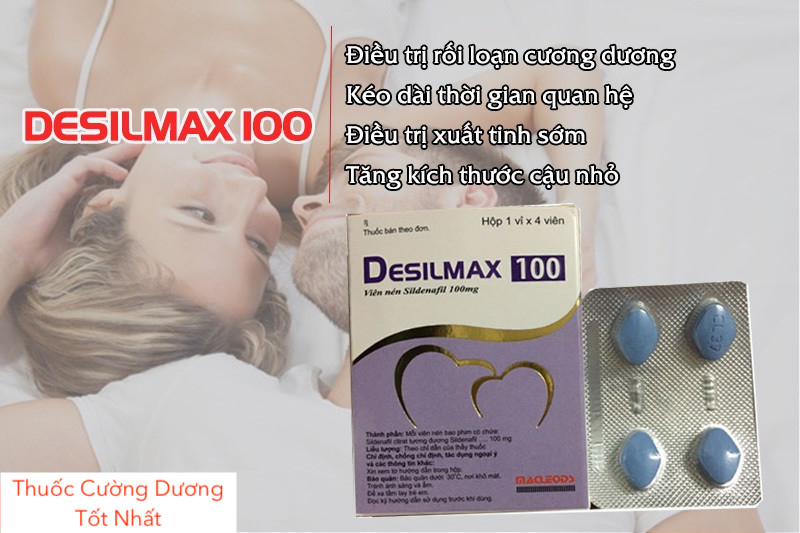  Đánh giá Thuốc Desilmax 100mg cường dương Ấn Độ 100 50 mg tăng sinh lý tốt nhất giá rẻ