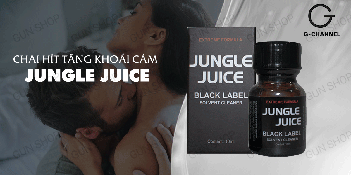  Đại lý Chai hít tăng khoái cảm Popper Jungle Juice Black Label - Chai 10ml giá rẻ