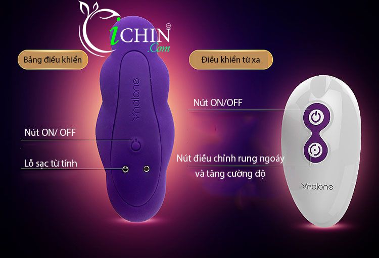  Bán Nalone PEARL rung ngoáy 7 chế độ cực mạnh điều khiển từ xa nhập khẩu