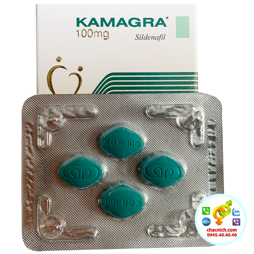  Giá sỉ Thuốc cường dương Kamagra 100mg hỗ trợ tăng sinh lý nam giới của Ấn Độ cao cấp